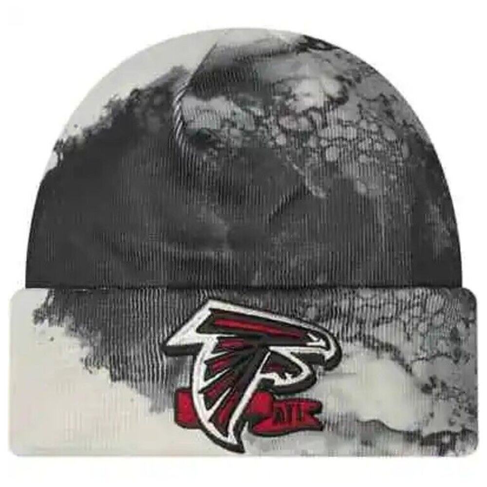 New Era Men's Atlanta Falcons Sideline Ink Knit Beanie One Size - Picture 9 of 11